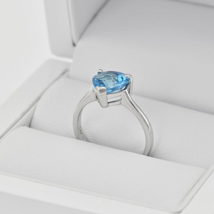 Zlatý topazový prsten 34677