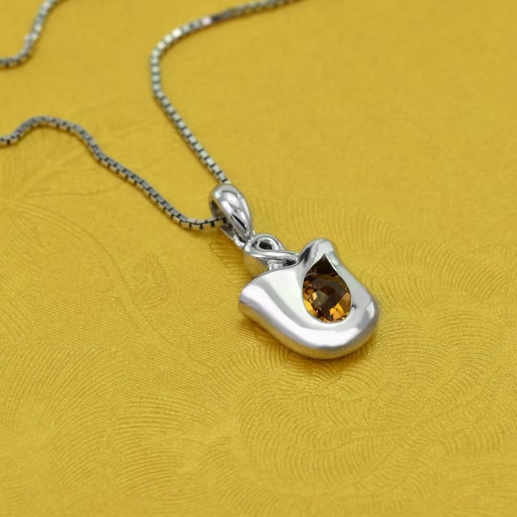Náhrdelník s citrínem 28578
