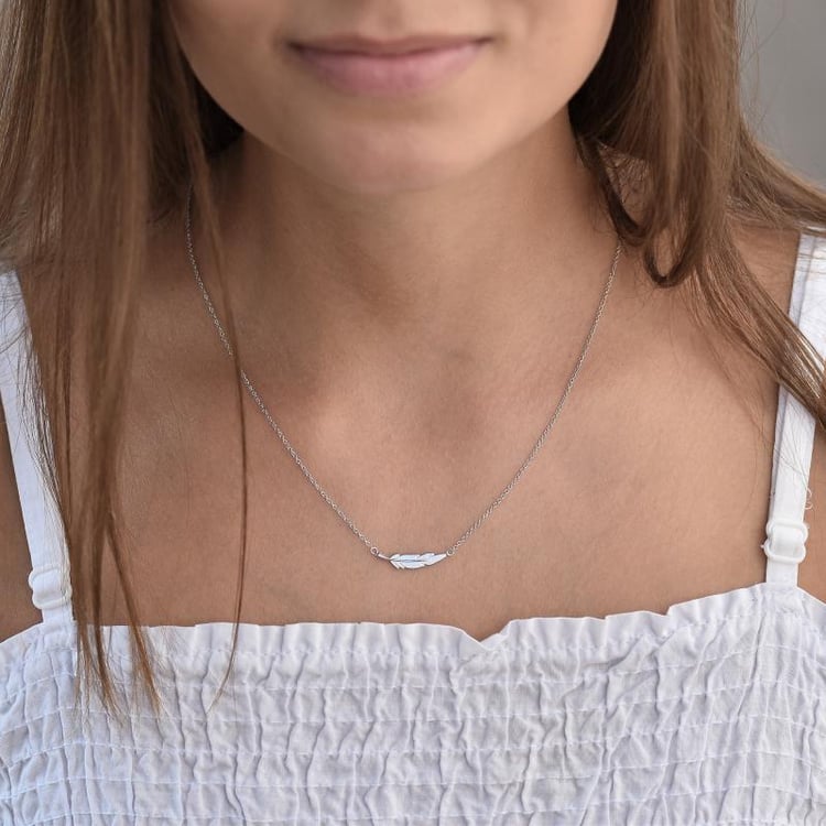 Náhrdelník peříčko 33576