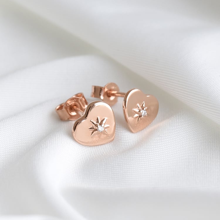 Diamantové náušnice ze stříbra 81630