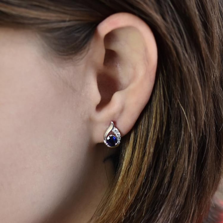 Stříbrné náušnice 14708