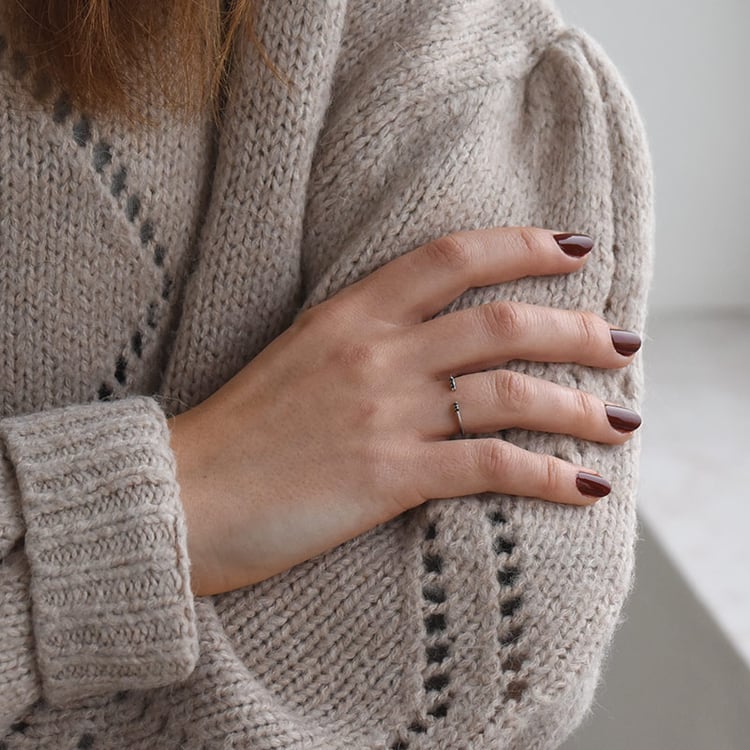 Prsten ze stříbra 73076