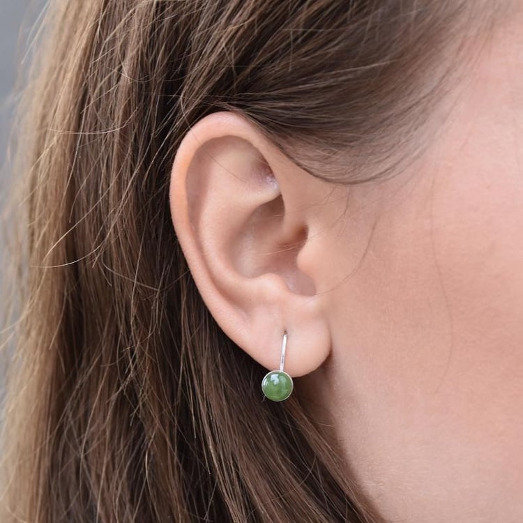 Náušnice s jadeity 36009