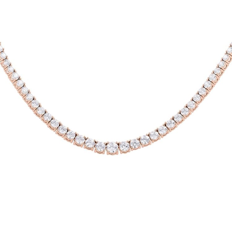 Zlatý tenisový náhrdelník s diamanty Sharap 140941