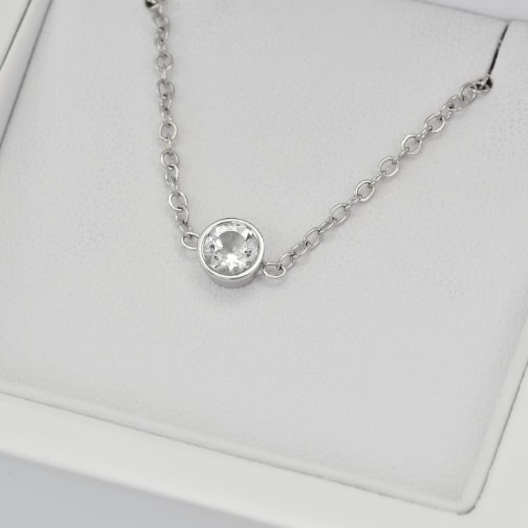 Něžný náramek s IGI certifikovaným lab-grown diamantem Isra 96914