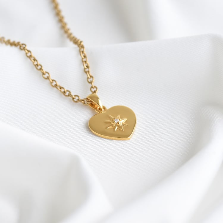 Romantický pozlacený stříbrný přívěsek s diamantem 81646