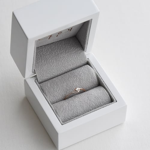 Zlatý zásnubní prsten s lab-grown diamanty Anthia