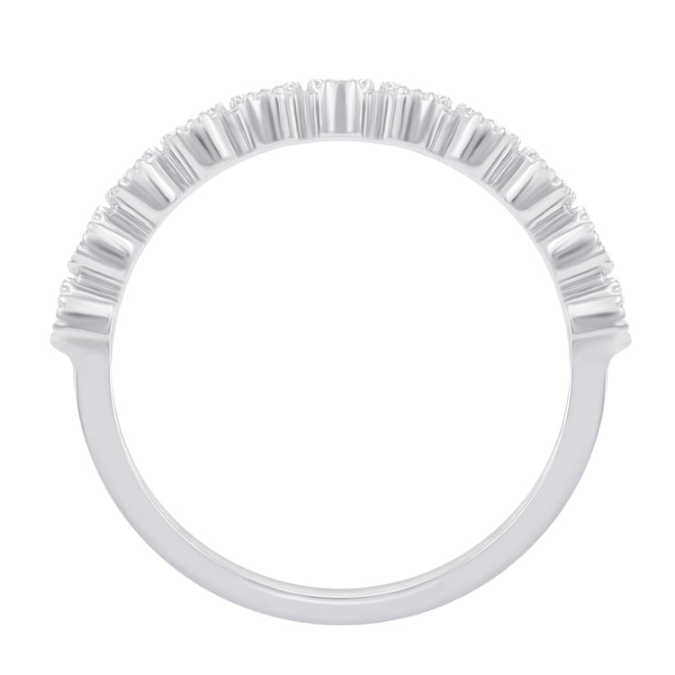 Zlatý eternity prsten s diamanty a rubíny Diamanta 43725