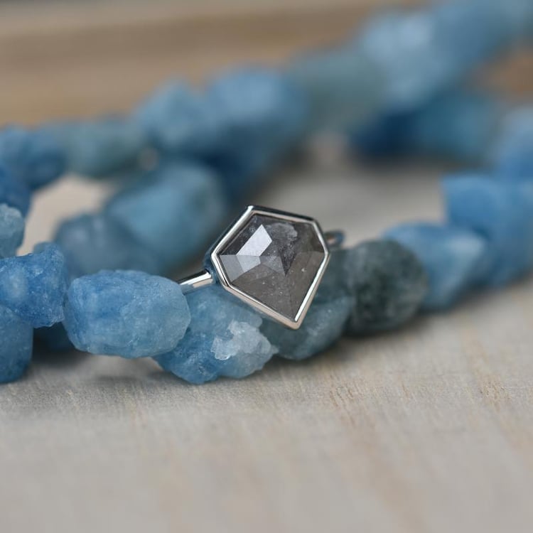 Diamantový prsten ze zlata 44226