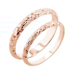 Snubní prsteny s ruční rytinou hvězd Alix