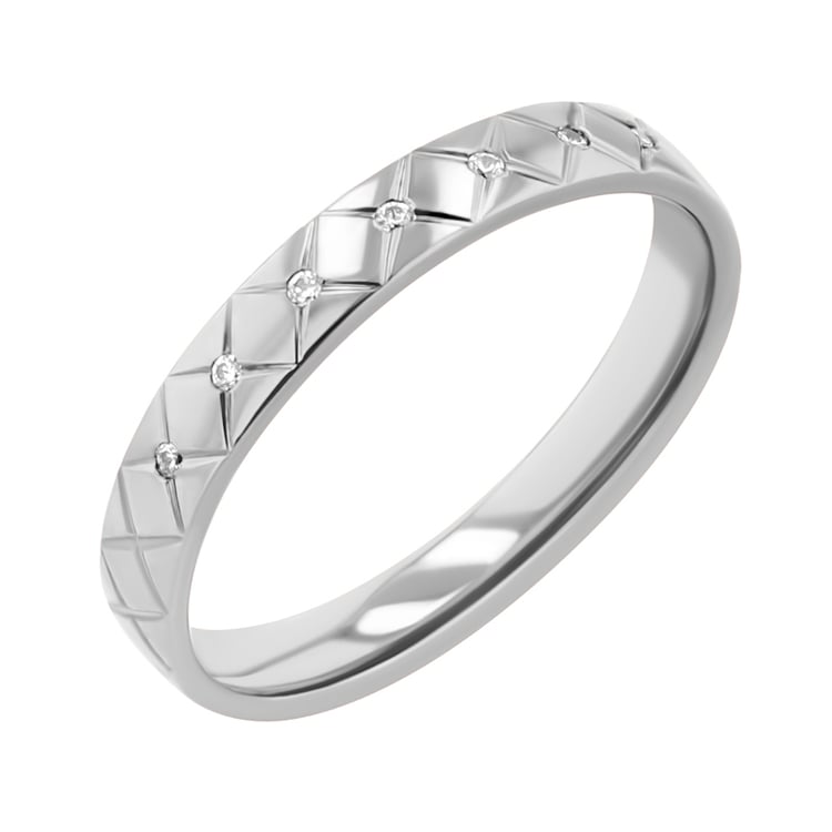 Atypické zlaté snubní prsteny s diamanty Myron 117359