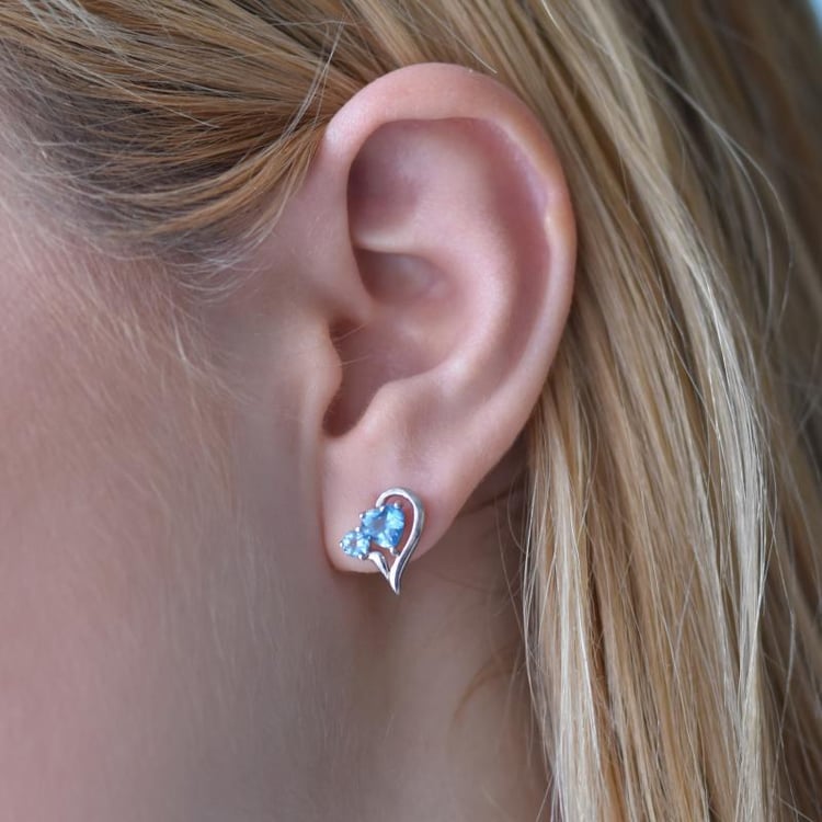 Topazové náušnice 15020