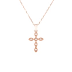 Přívěsek ve tvaru diamantového kříže Angelia