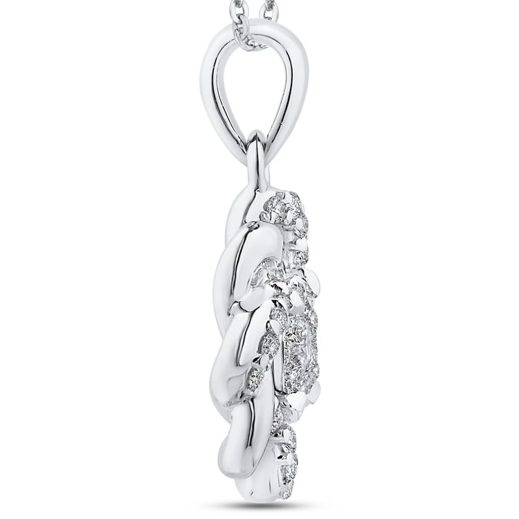 Zlatý přívěsek s diamanty 50812