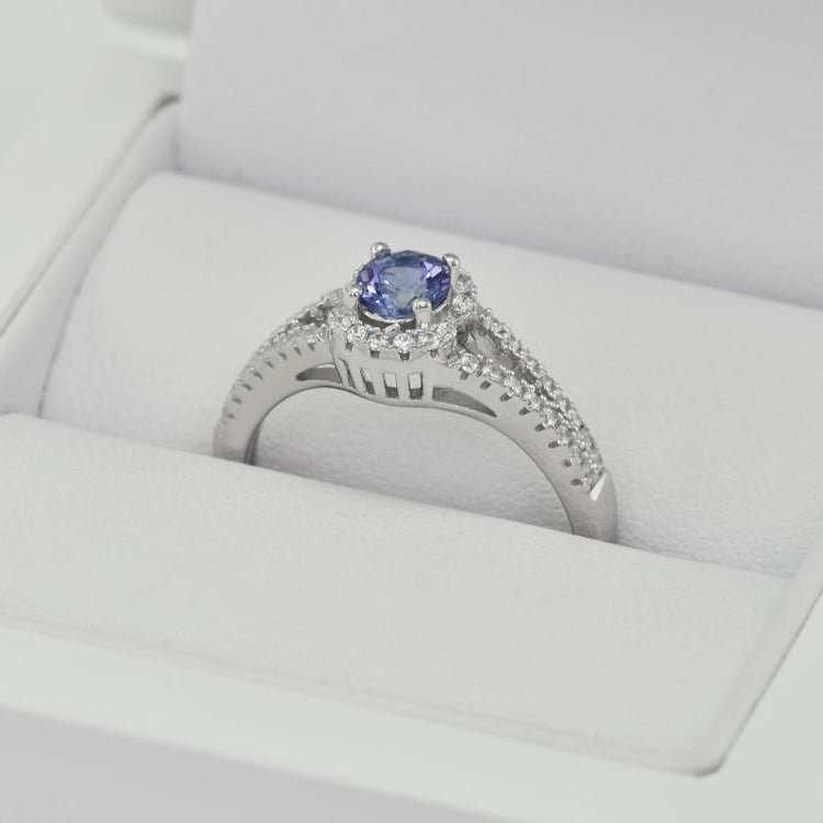 Tanzanitový prsten 21164