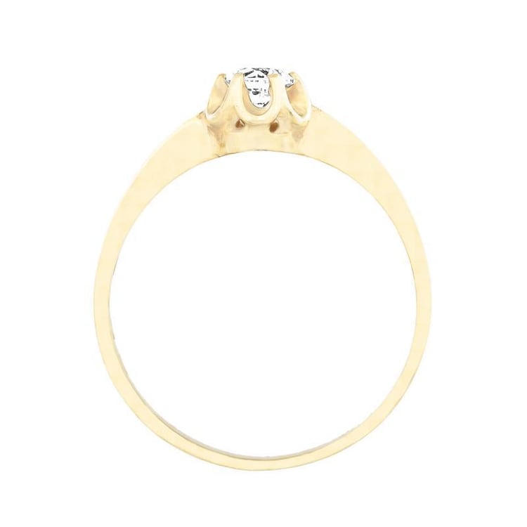 Zlatý zásnubní prsten 4020