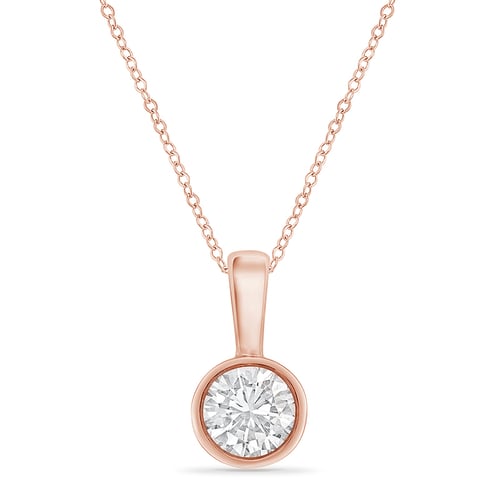 Přívěsek s výběrem karátové váhy lab-grown diamantu Martha