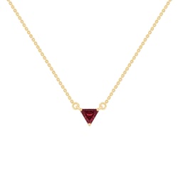 Minimalistický náhrdelník s granátem Modu