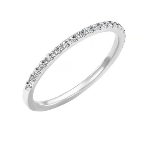 Rozvodový eternity prsten ze zlata s 1.25 mm lab-grown diamanty Naveen