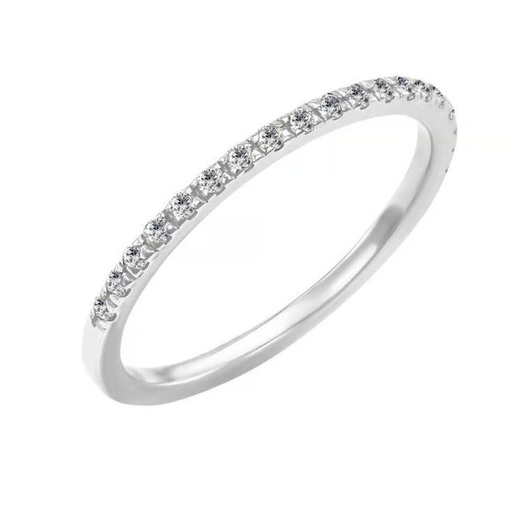Rozvodový eternity prsten ze zlata s 1.25 mm lab-grown diamanty Naveen 166234