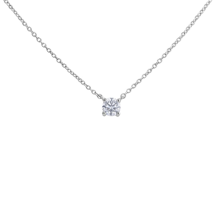 Zlatý náhrdelník s 0.30ct IGI certifikovaným lab-grown diamantem Sandra