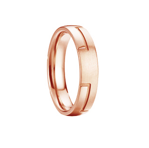 Zlaté snubní prsteny s diamantem Koby 96363