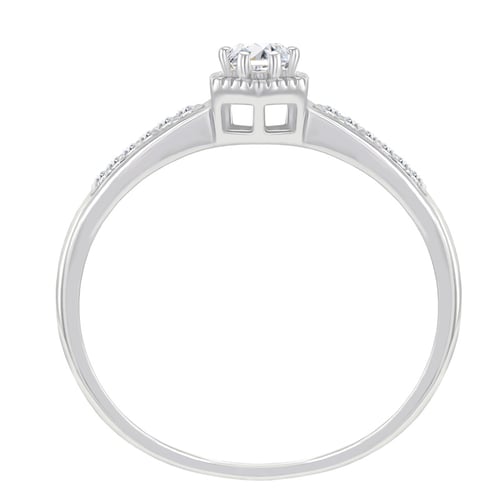 Prsten s postranními diamanty Plautine