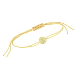 Stříbrný provázkový náramek Malý princ s růží a gravírem