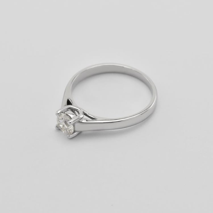 Zásnubní prsten s 0.41ct moissanitem 37698