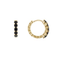 Náušnice s černými diamanty Patton