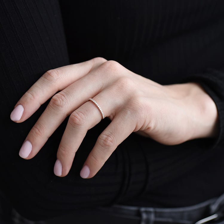 Diamantový eternity prsten 92377