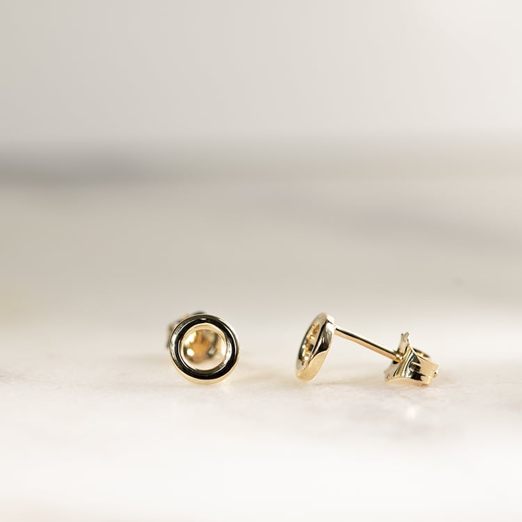 Stříbrné napichovací karma náušnice Belisa 134247