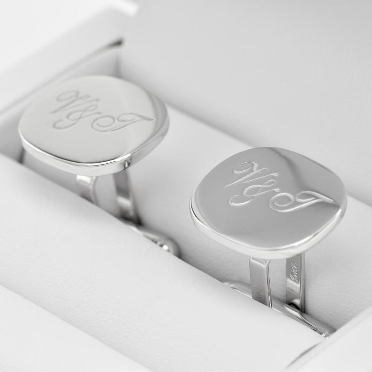 Stříbrné manžetové knoflíčky 13330