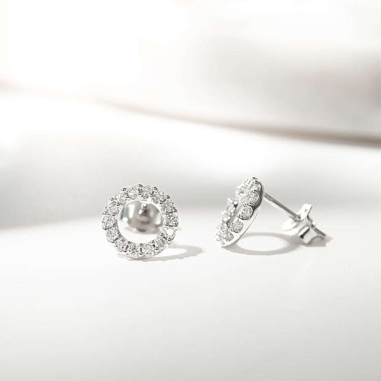 Diamantové karma náušnice Leonas 129694