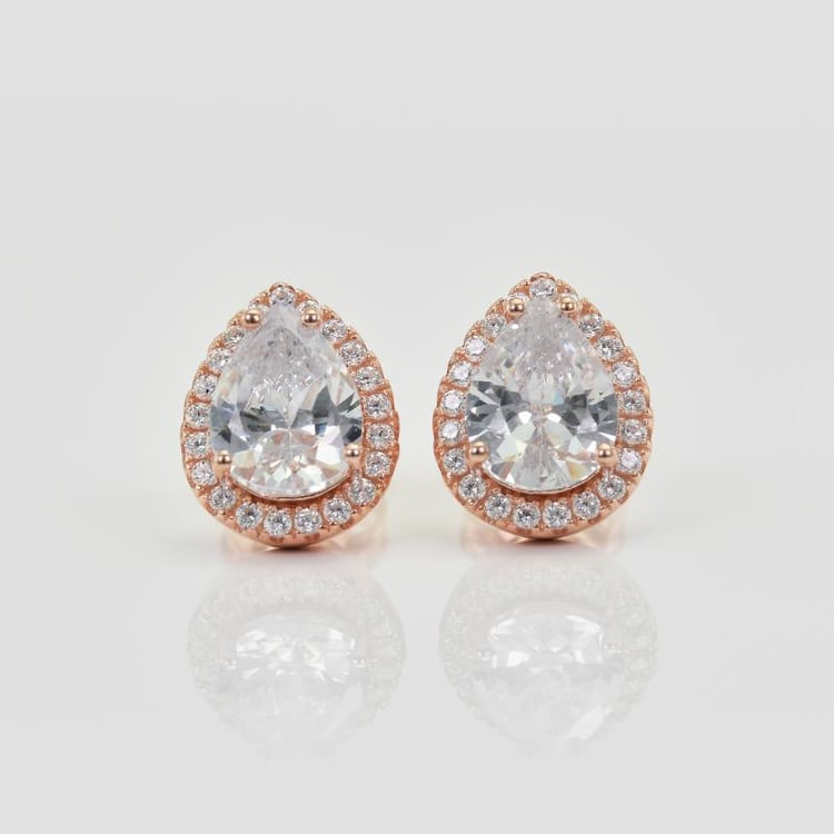 Pozlacené napichovací náušnice 18249