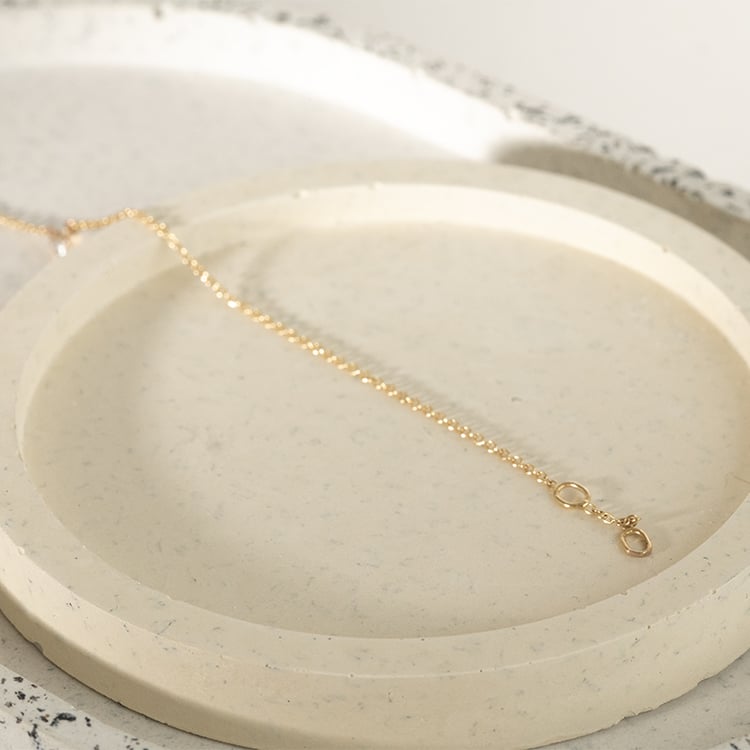 Zlatý minimalistický náramek s lab-grown diamantem Bonato 150242