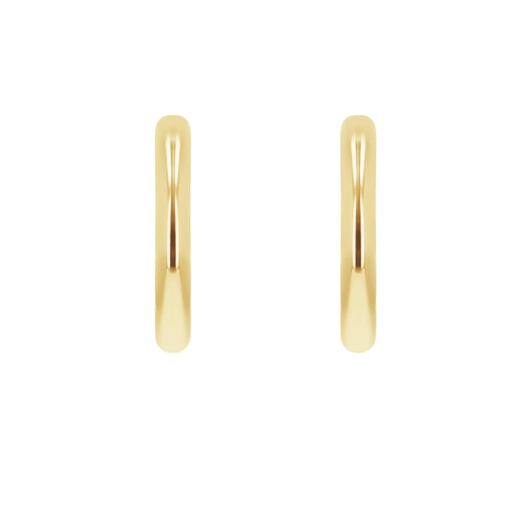 Kruhové náušnice ze zlata 108325