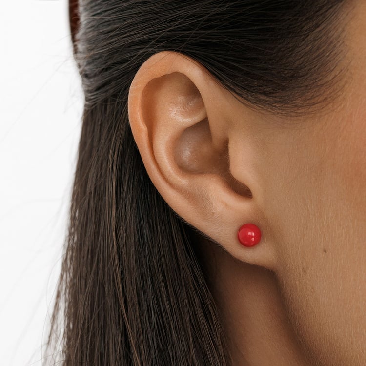 Minimalistické náušnice s korály 158392