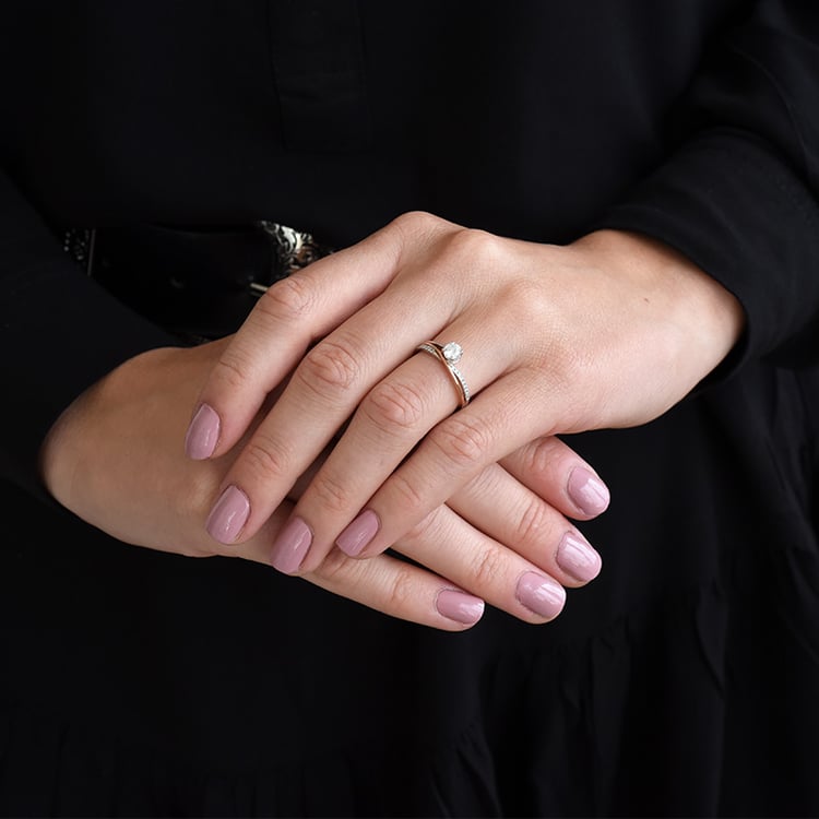 Prsten s diamanty 86465