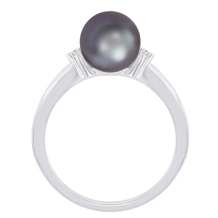 Prsten s perlou a diamanty Alisha 45224