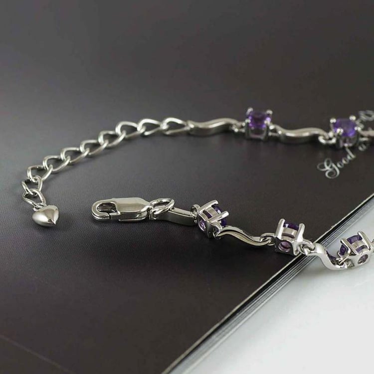 Stříbrný náramek 16379