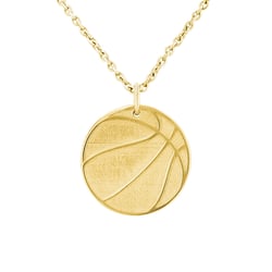 Stříbrný přívěsek míč s gravírem dle vaší volby Basketball