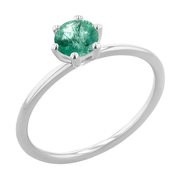 Zásnubní prsten se smaragdem Birdie