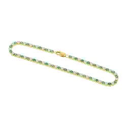 Tenisový náramek se smaragdy a diamanty Kendrick