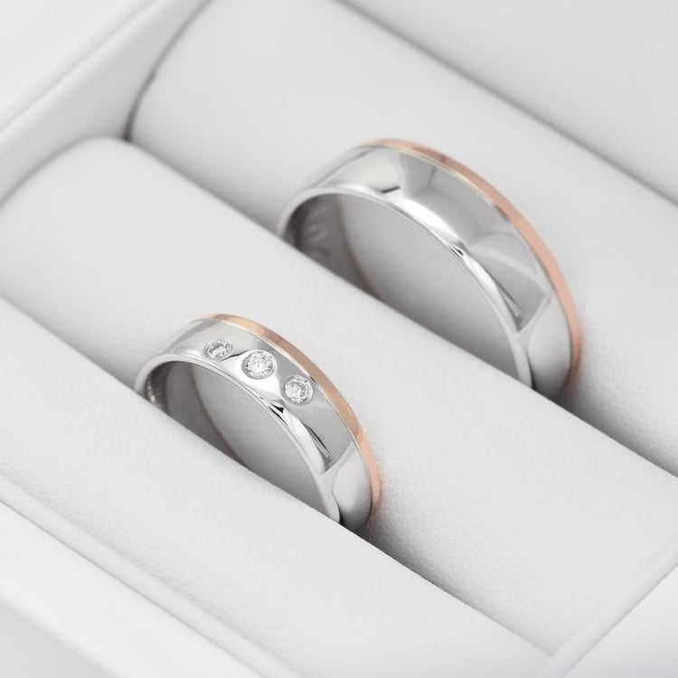 Zlaté snubní prsteny 25738