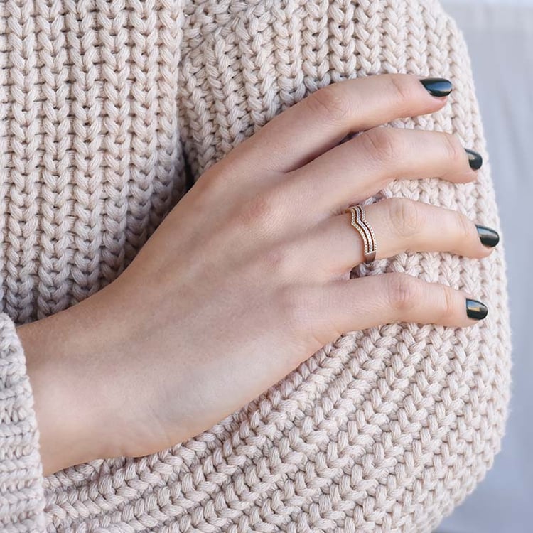 Prsten s diamanty 92786