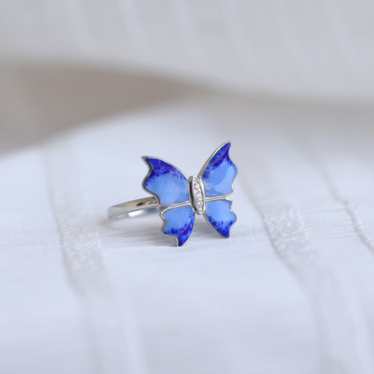 Prsten s motýlem 64096