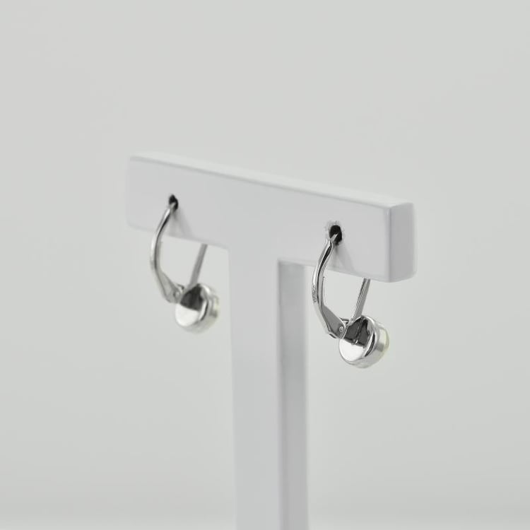 Stříbrné visací náušnice s opály 34124