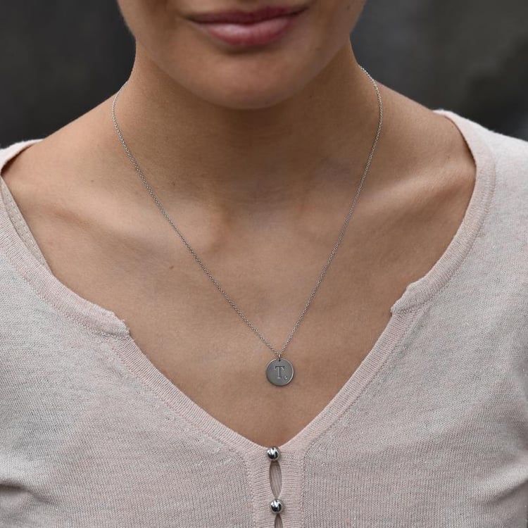 Přívěsek s diamantem a gravírem 70420