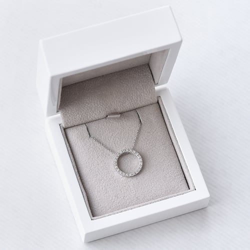 Karma přívěsek s diamanty Hallie